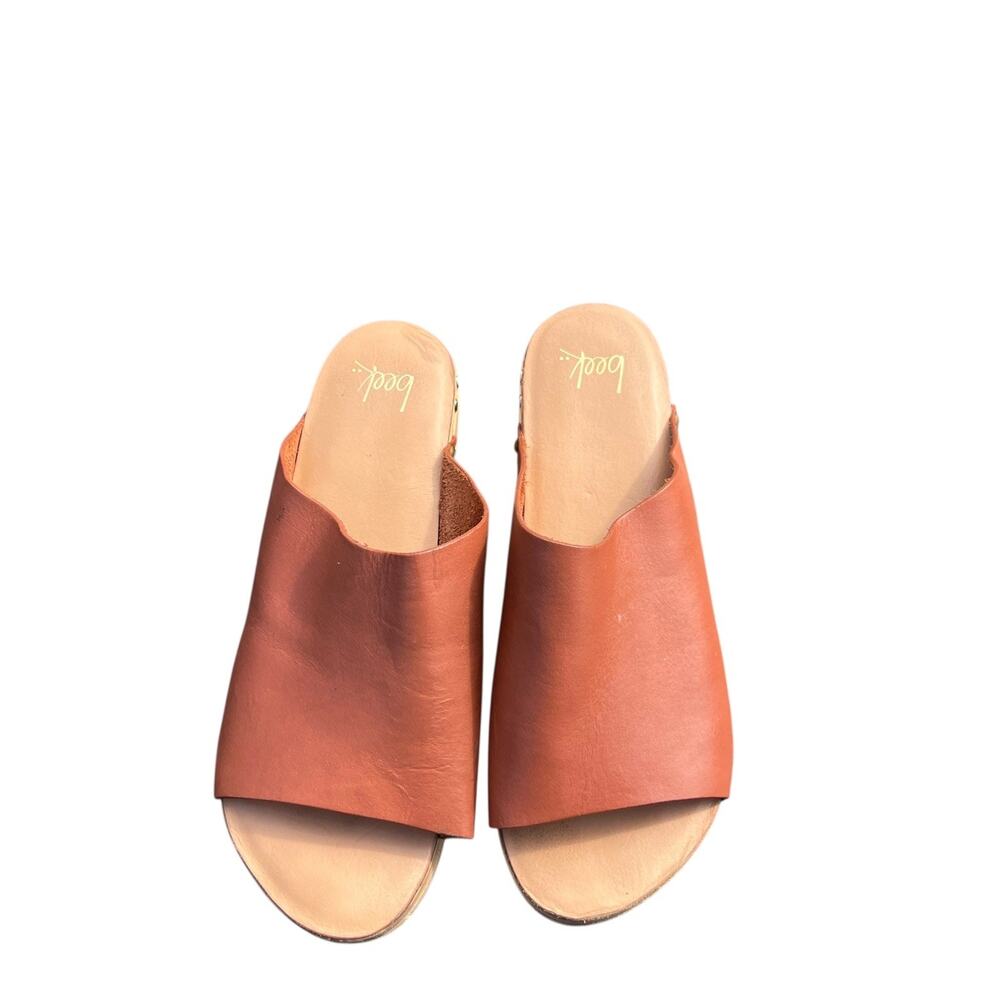 Beek Mallard Mule Studded sandal brown Leather, 9 - Picture 6 of 6